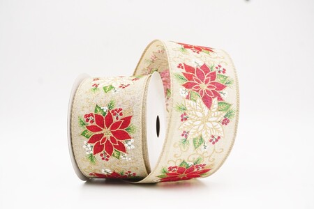Vitta Ligata Floralis Poinsettiae Fuscae Levis Metallicae_KW0441GC-13-183
